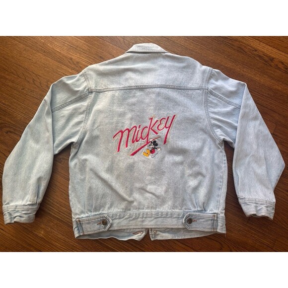 Disney Tops - Vintage Mickey & Co Embroidered Disney Denim Jacket